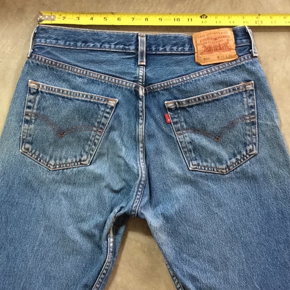 Vintage 80-90's Levis 501 jeans. Amazing color! - Picture 5 of 8